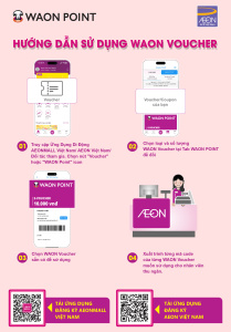 Hướng dẫn sử dụng WAON Voucher
